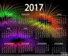 Ημερολόγιο του 2017, ευτυχισμένο το νέο έτος